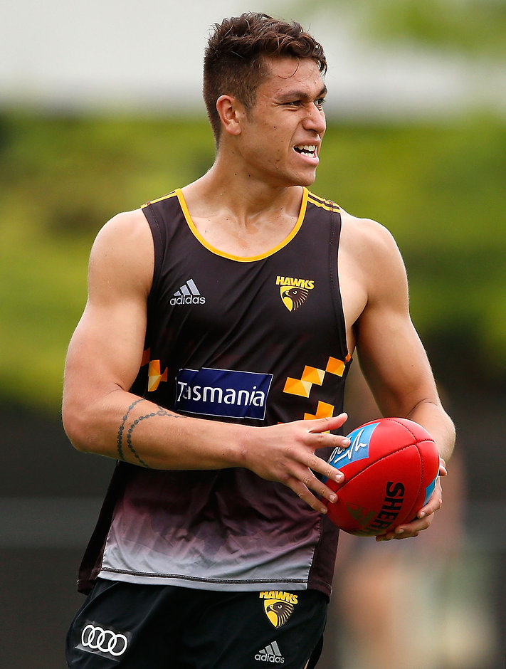 AFL 2016 Training - Hawthorn 080216 Shem-Kalvin Tatupu has joined the Melbourne Storm - ${keywords}